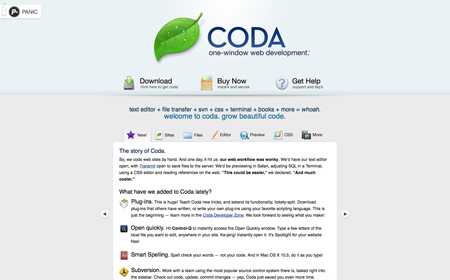 Panic - Coda - One-Window Web Development for Mac OS X