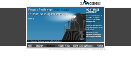 Ann Arbor Web Design and Ann Arbor Graphic Design, by 3.7 Designs Interactive