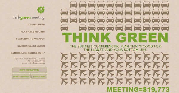 Think green meeting