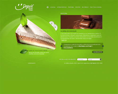 Green Colored Website