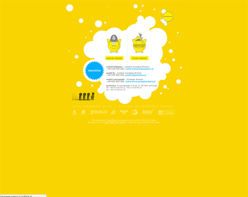 Yellow Colored Website