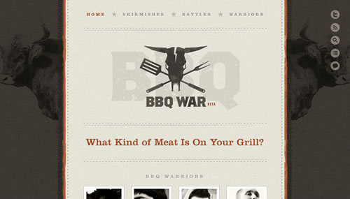 Bbqwar in Web Designs that Incorporate the Four Natural Elements