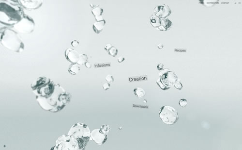 Water1 in Web Designs that Incorporate the Four Natural Elements