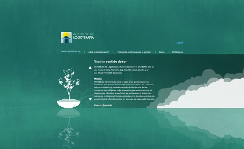 Air6 in Web Designs that Incorporate the Four Natural Elements