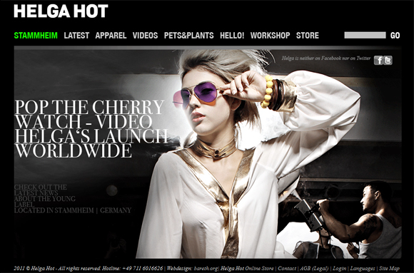 25 Glamorous Creative Fashion Websites Design