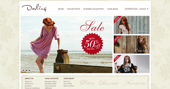 25 Glamorous Creative Fashion Websites Design