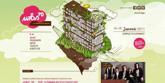 25 Awesome Green Color Website Designs
