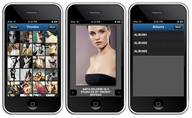 Mobile Image Gallery Web App