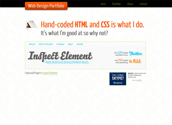 Code a Backwards Compatible, One Page Portfolio with HTML5 and CSS3