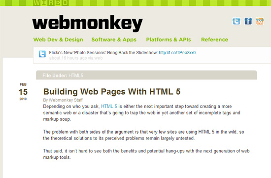 Building Web Pages With HTML 5