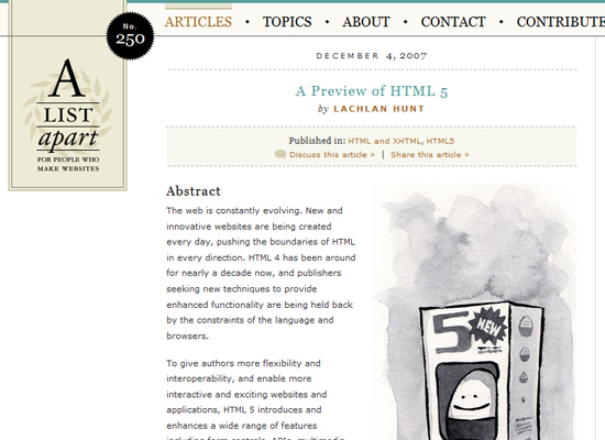 A Preview of HTML 5