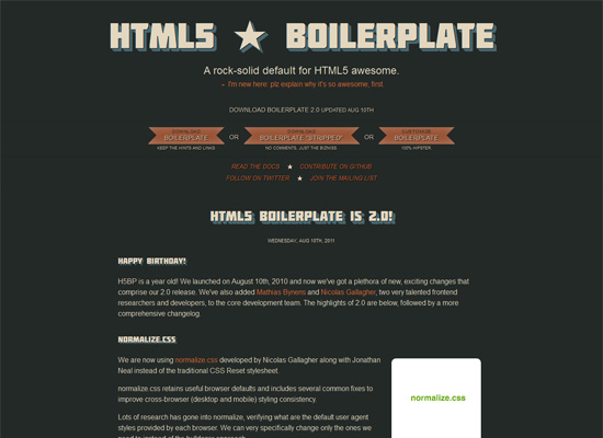 HTML5 Boilerplate