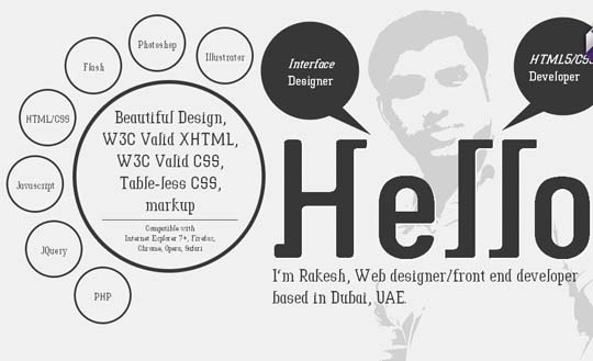 big typography in web design