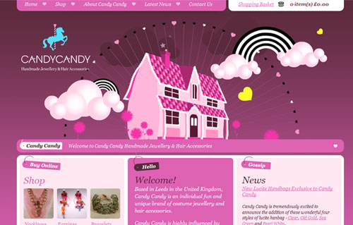 Sweet And Creative Pink Websites