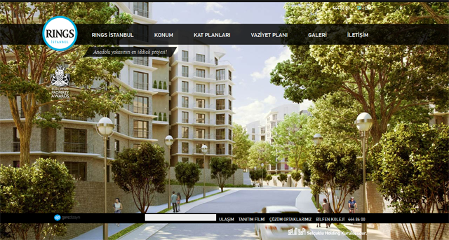 Rings İstanbul 25 Excellent Examples of Real Estate in Web Design
