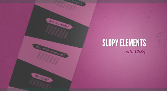 Few New Collections of CSS3 Effects