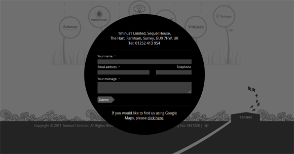30个非常时尚的网页联系表单设计