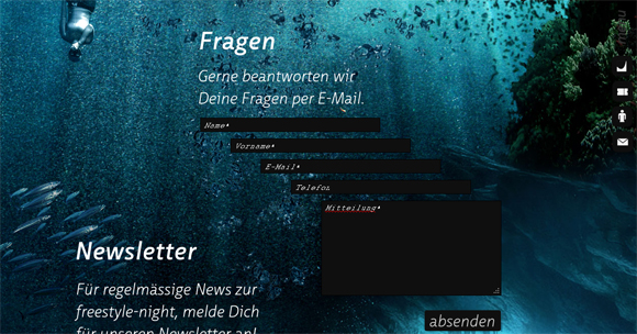 30个非常时尚的网页联系表单设计