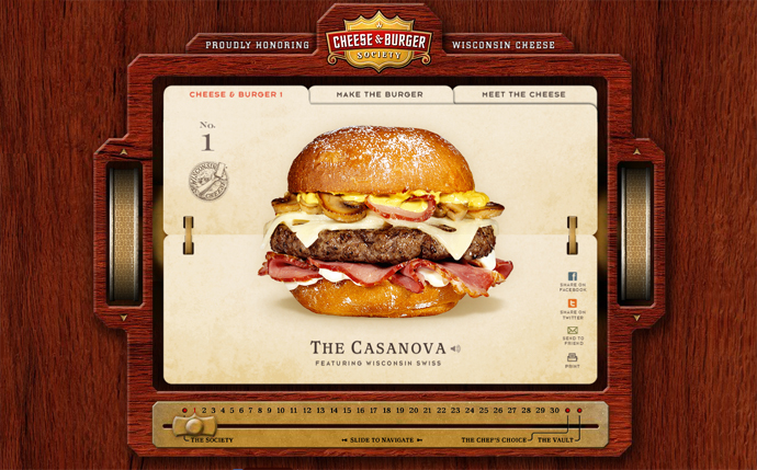 Flash site - cheeseandburger