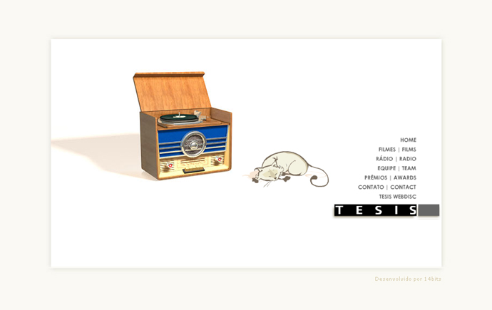 tesisweb - a website built with Flash