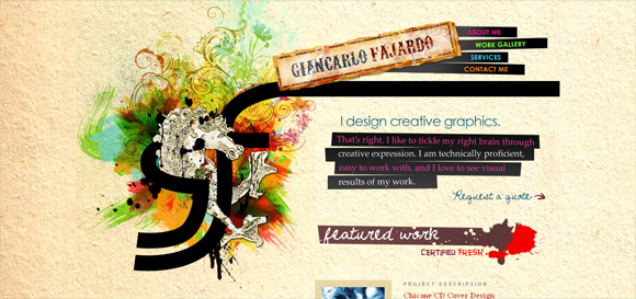 45+ Attractive Textured Based Website Designs